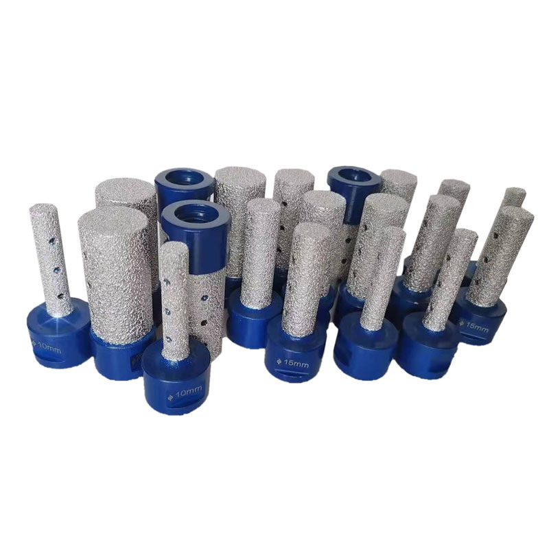 5PCS M14 Connetion vacuum Brazed Diamond Profile Router Bits Set with Straight Edge (SED-PRB-VM14S5)