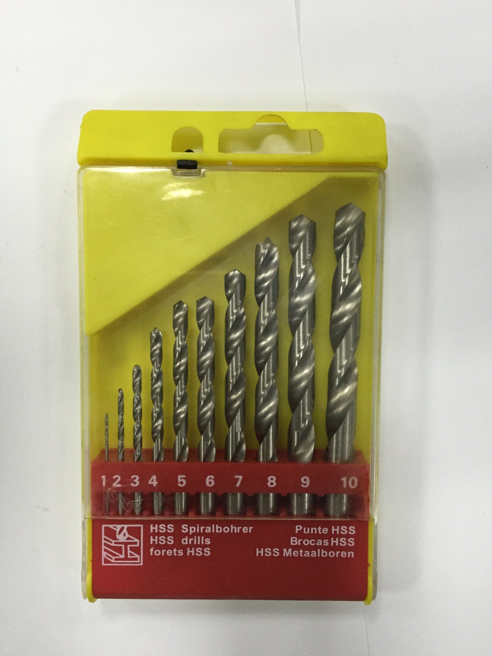 10PCS Quick Change Shank HSS Drills Bright Finish HSS Twist Drill Bits Set for Metalworking (SED-DBS10H)