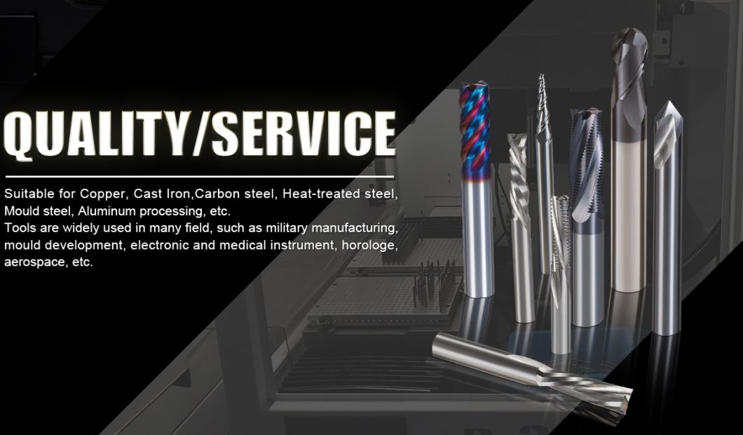 HRC50 2 Flutes 3mmx12X50L Polishing Solid Carbide End Mill for Aluminium (SED-EM-A1)