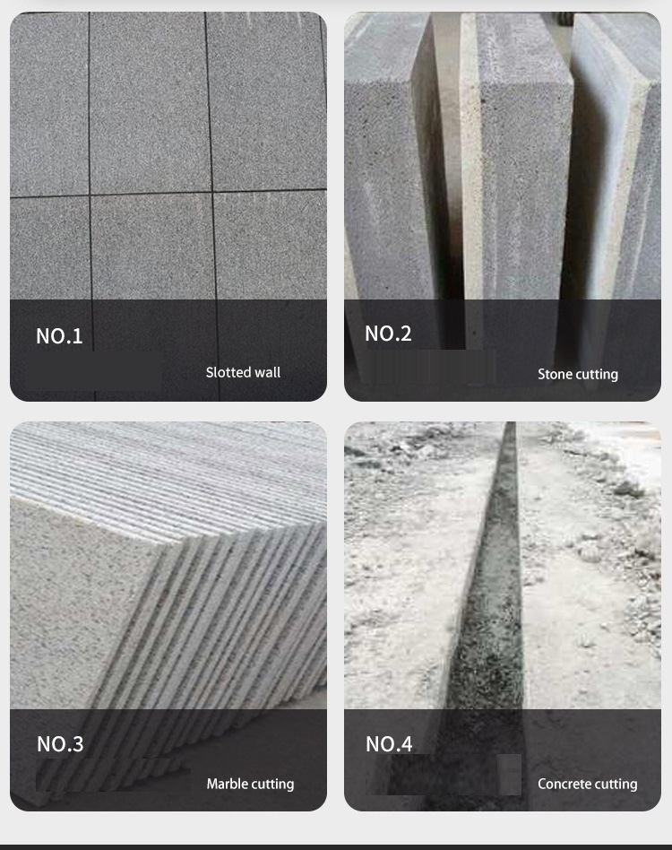 Continous Rim Diamond Blade with Phoenix Tail Body for Stone (SED-DSB-CR)