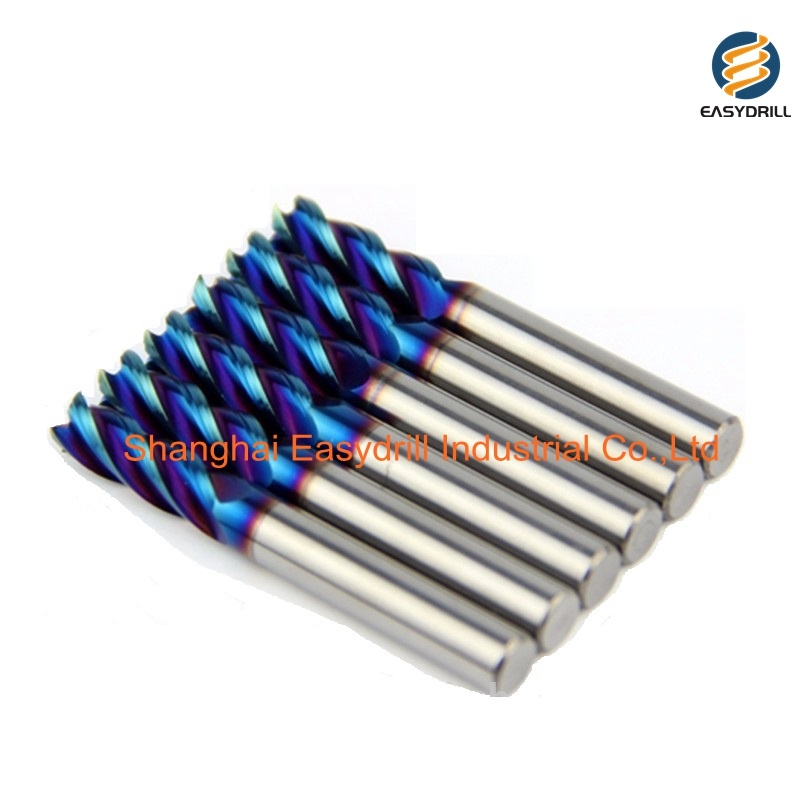 HRC65 High Precision Tungsten Carbide Milling Cutter Coated Roughing End Mill