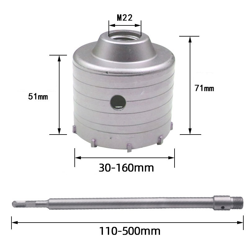 Heavy Duty Tungsten Carbide Tip Tct Hole Saw for Wall Cutting (SED-THS-TS)