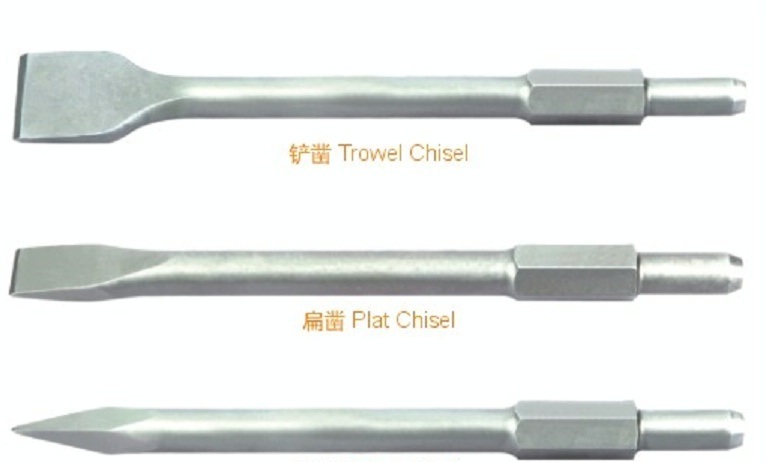 High Carbon Steel Hex Shank with Collar Spade Chisel (SED-SC-HC)