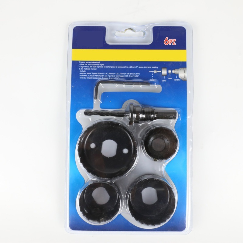 4PCS HSS M42 Bi Metal Hole Saw Set in Blister Card (SED-BMHS-S4)