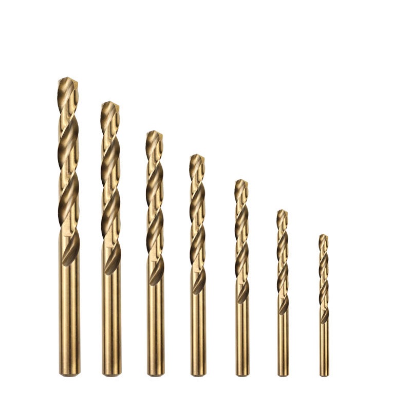 DIN338 HSS Co M35 twist drill with amber finish