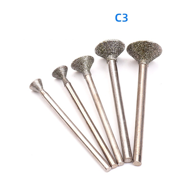 Pushpin Type vacuum Brazed Diamond Burrs/Diamond Mounted Points (SED-MPVB)