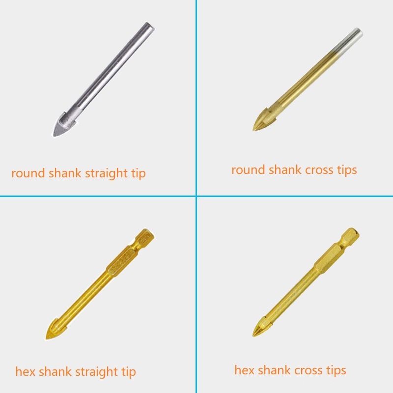 5PCS Professional Industrial Grade Twist Drill Bits Set for Ceramic&Glass (SED-GD-S5)