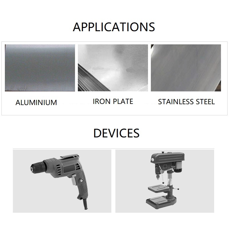 5PCS Tin Coated HSS Hole Saw Set (SED-HSS-S5)