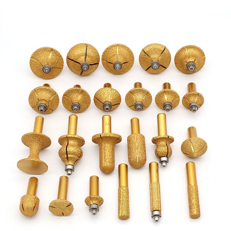 Vacuum Brazed Engraving Grinding Wheel Diamond Profile Wheels with European Type for Stone (SED-PW-VBE)