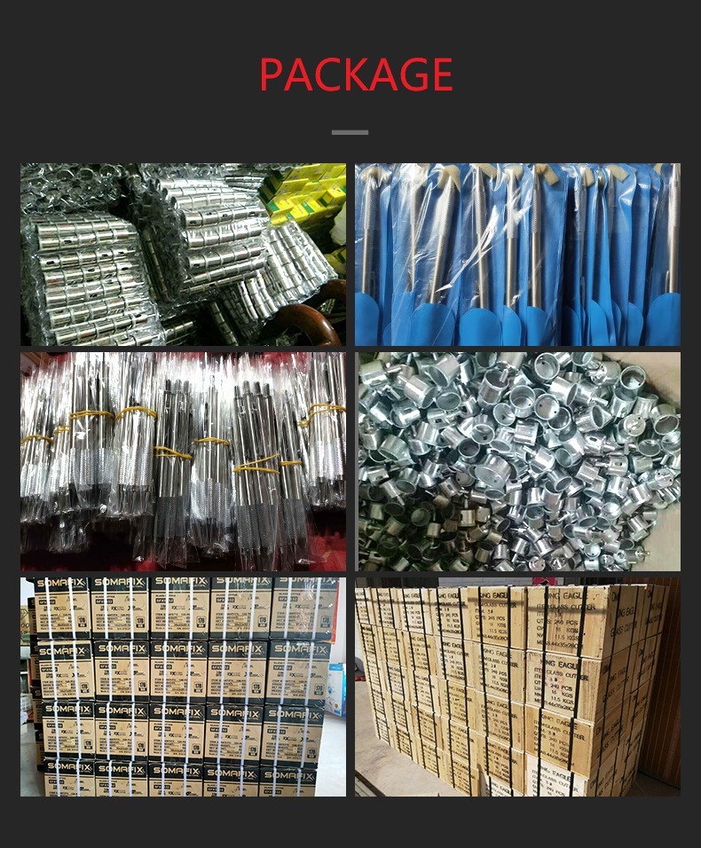 6 Wheels Diamond Glass Cutter with Plastic Handle (SED-GC6-pH)