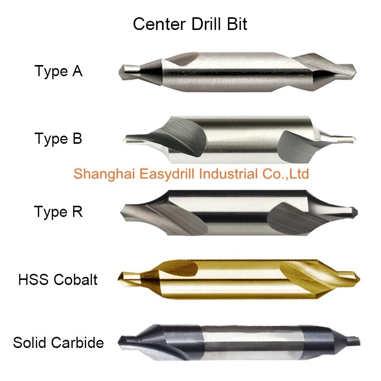 Professional Plain Type M2 HSS Center Drill Bit with Original Color (SED-CDP)