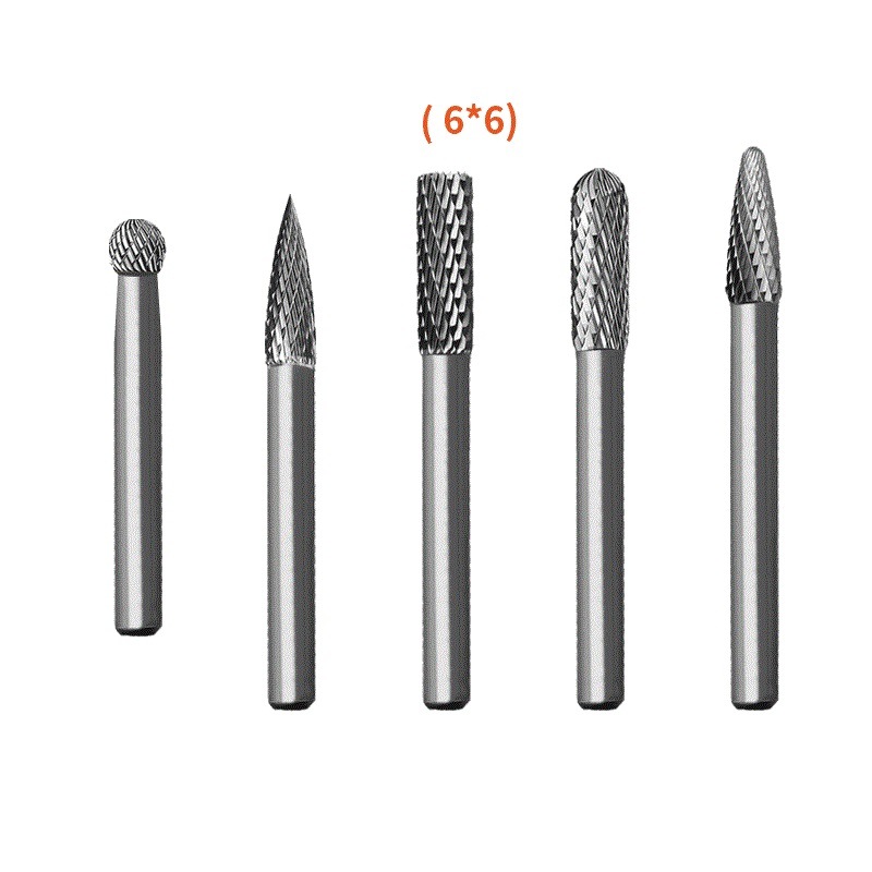 5PCS Rotary Files Set Tungsten Carbide Burrs Set in Wooden Box (SED-RBS5)