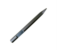 Hex Shank Point Chisels with Slot (SED-CP-HSS)