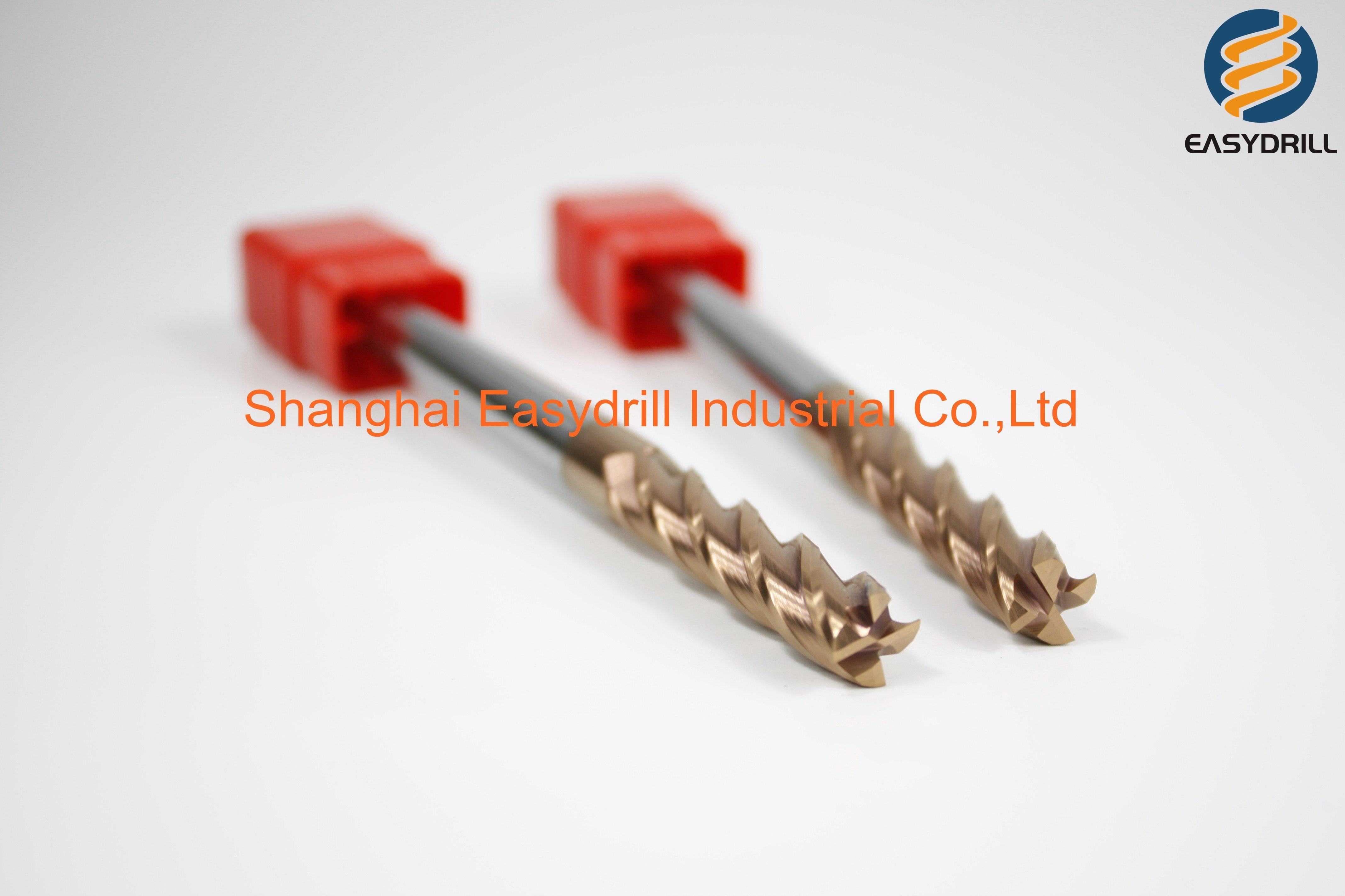 HRC 65 Tungsten Carbide Flat End Mill Milling Cutter for Milling Hardened Steel (SED-MC-F)