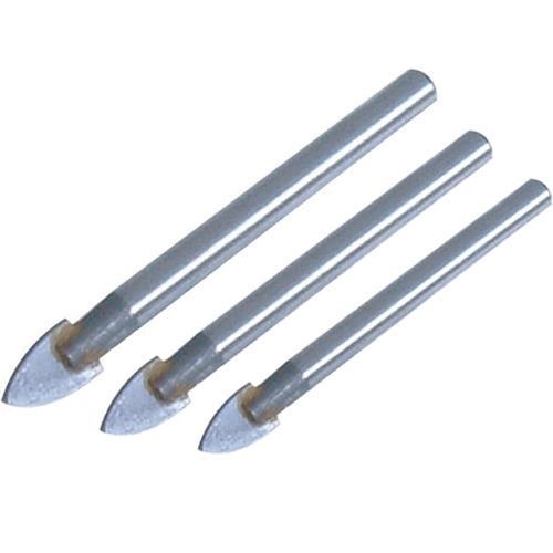 tile&glass drill bits set 3pcs Tungsten carbide tipped. For drilling ceramic tiles, glass and mirrors. Sizes 5, 6 and 8mm.jpg
