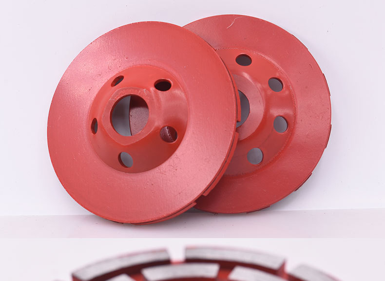 Turbo Wave Cup Wheels Diamond Cup Grinding Wheel for Masonry with Double Long Segments (SED-GW-TCL)