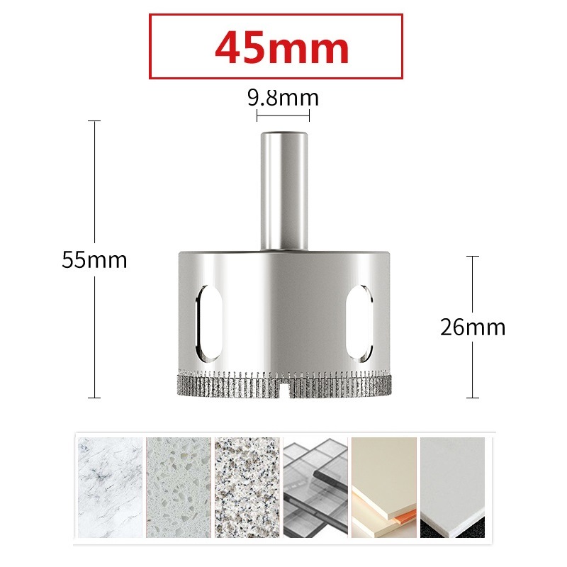 Electroplated Diamond Hole Saw for Glass and Ceramic (SED-DHS-EG)
