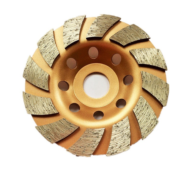 Turbo Wave Cup Wheels Diamond Cup Grinding Wheel for Masonry with Big Segments (SED-GW-TCB)