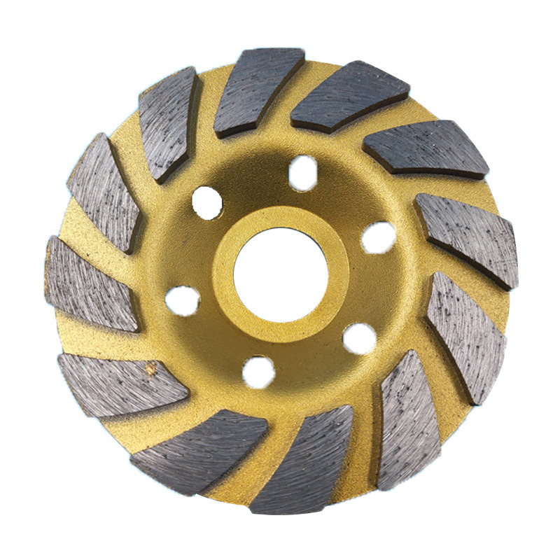 Turbo Wave Cup Wheels Diamond Cup Grinding Wheel for Masonry with Big Segments (SED-GW-TCB)