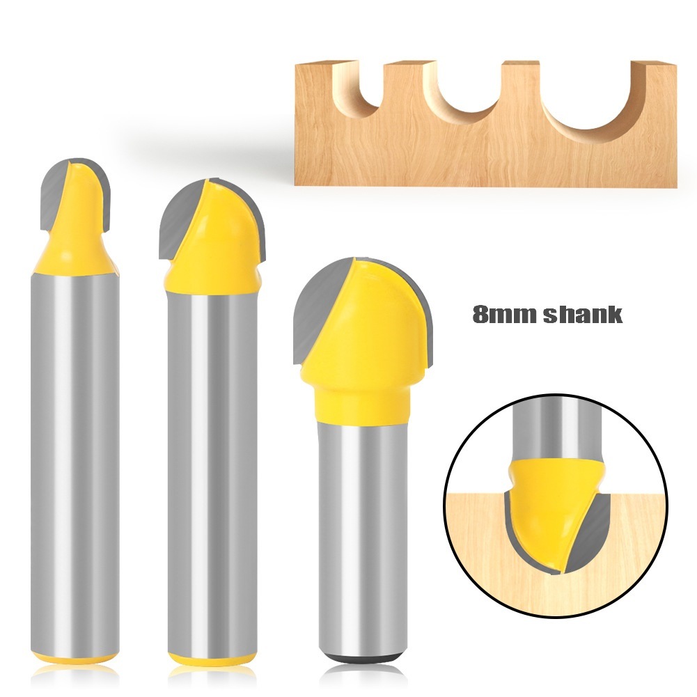 Woodworking Tool Round Bottom Wood Milling Cutter Wood Router Bits Set Wood Hole Cutter (SED-HC-RB)
