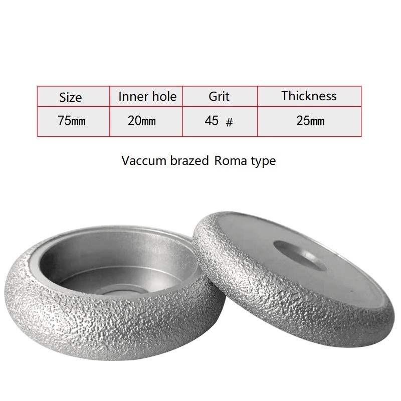 Vacuum Brazed Roma Type Engraving Grinding Wheel Diamond Profile Wheels (SED-PW-VR2)
