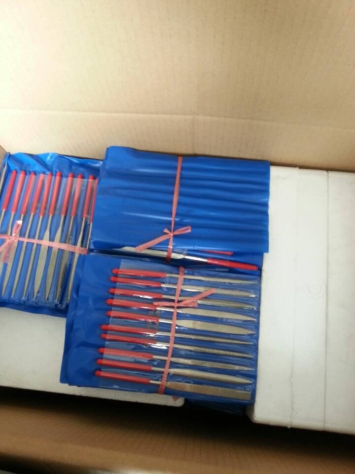 10PCS 4*160mm Diamond Tools Tin-Coated Diamond Needle Files Set in Box (SED-NFS10-TC4)