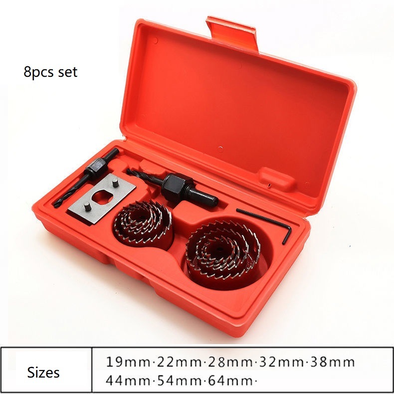 8PCS Drills Set HSS M42 Bi Metal Hole Saw Set in Box (SED-BMHS-S8)