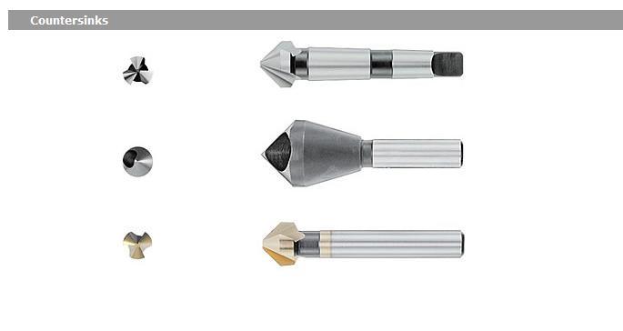 5PCS Cylindrical Shank 82 Degree 5 Flutes HSS Countersink Drill Bit Set for Metal Deburring (SED-CS5F-5)
