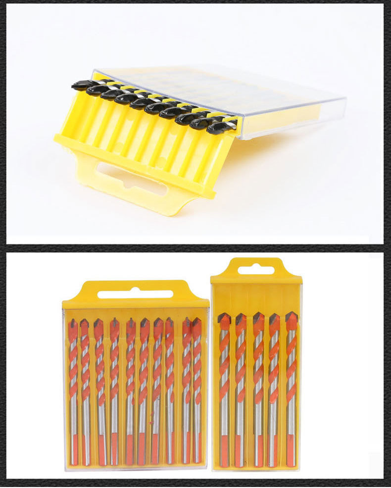 Hex Shank Carbide Cross Tips Glass Drill Bits (SED-GD-HC)