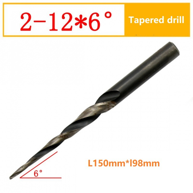 Customized HSS Taper Drills Tin-Coated Straight Shank Drill Tappered HSS Twist Drill Bit (SED-TDB)