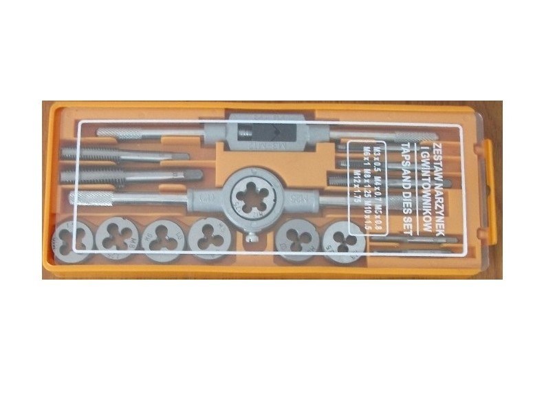 15PCS Taps&Dies HSS Machine Tap and Die Set (SED-TDS15)