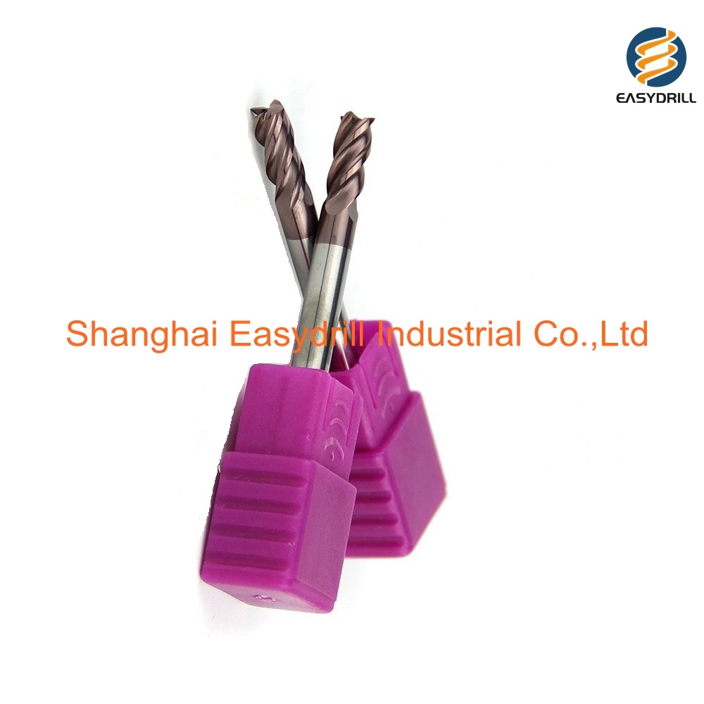 HRC60 4 Flutes Tungsten Carbide Square End Mill for Stainless Steel