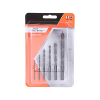 6PCS DIN338 HSS Forged Twist Drill Bits Set with Black Oxide Finish (SED-DBS6-1)