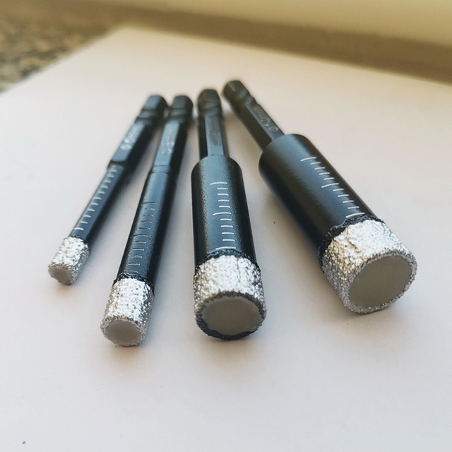 vacuum Brazed Diamond Hole Saw with Hex Shank for Marble, Granite, Glass and Tiles etc (SED-DHS-VBH)