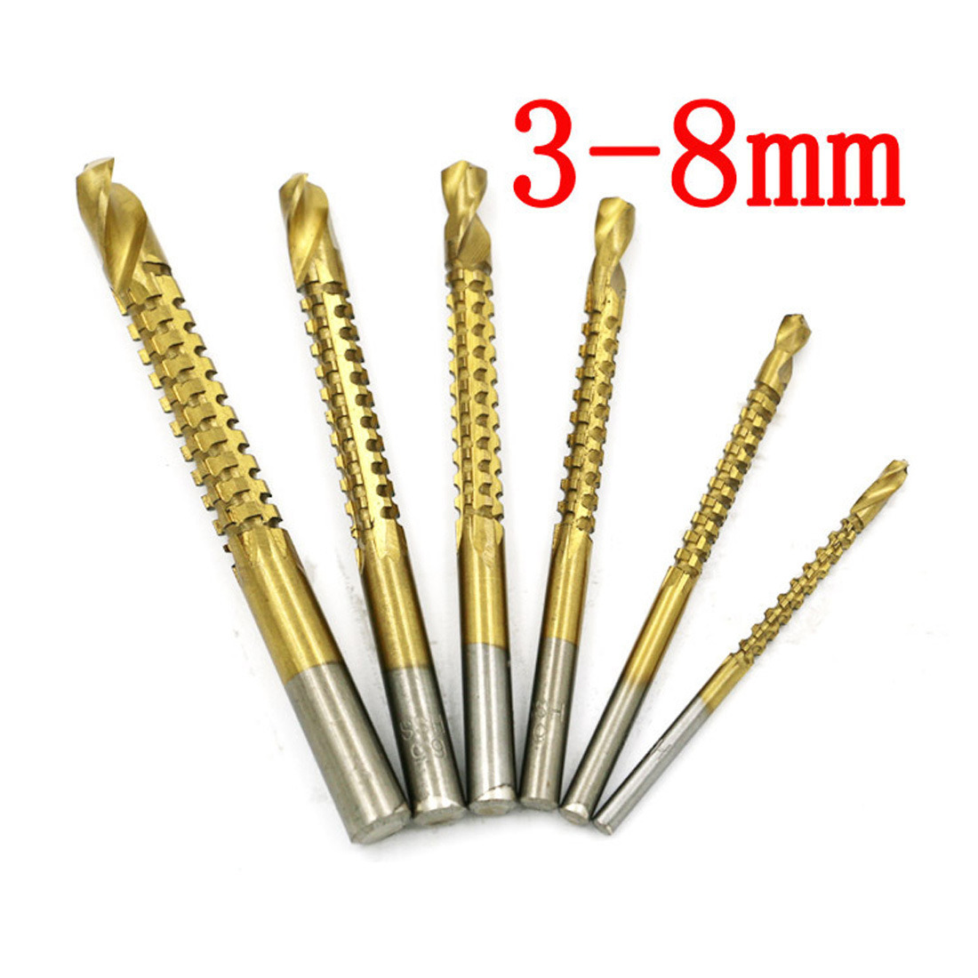 Hex Shank HSS Jobber Drills Titanium Coating HSS Saw Drill Bit for Soft Metal Wood Plastic Drilling (SED-HSHT)