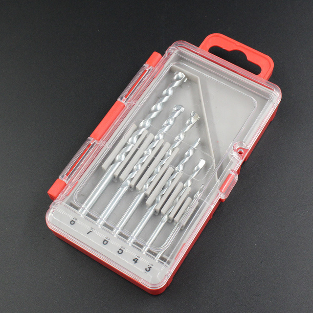 6PCS Drills Set Masonry Twist Drill Bits Set in Plastic Box (SED-MD-S6)