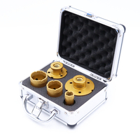 6PCS M14 vacuum Brazed Diamond Hole Saw Set in Box for Marble, Granite, Glass and Tiles etc (SED-DHS-VBS6)