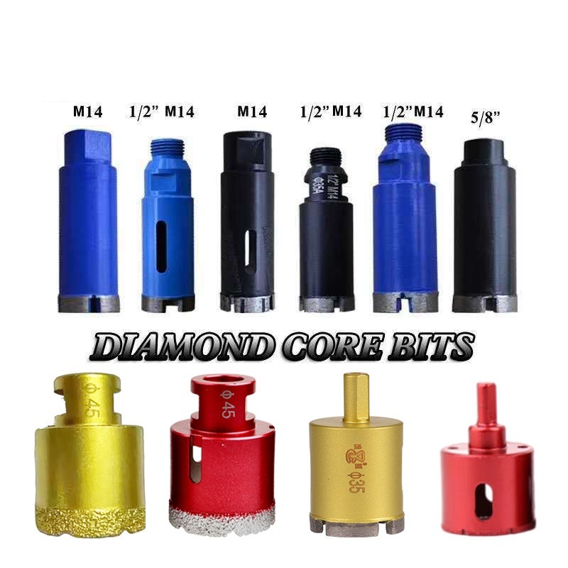 vacuum Brazed Diamond Hole Saw with M14 Shank for Marble, Granite, Glass and Tiles etc (SED-DHS-VBM)