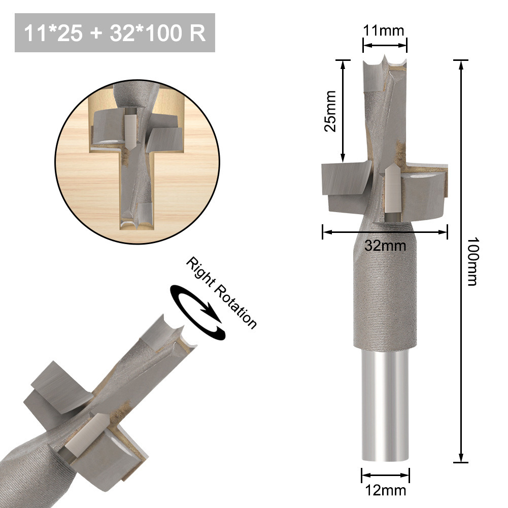 Carbide Tips Countersink Drill Counterbore Drill Bits Step Drill Bits for Woodworking (SED-CB-CTS)