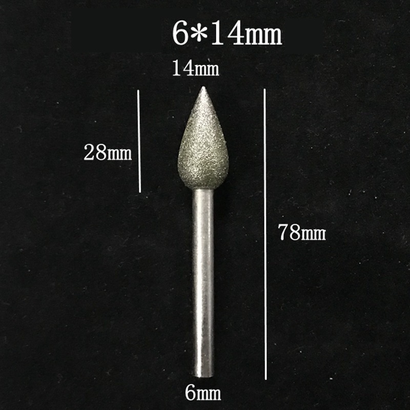 Oval Type Electroplated Diamond Burr/Diamond Mounted Points (SED-MPO)