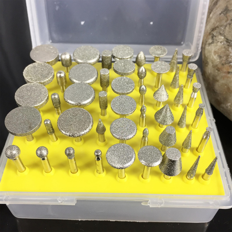 50PS vacuum Brazed Diamond Burrs Set in Box (SED-VBS50)