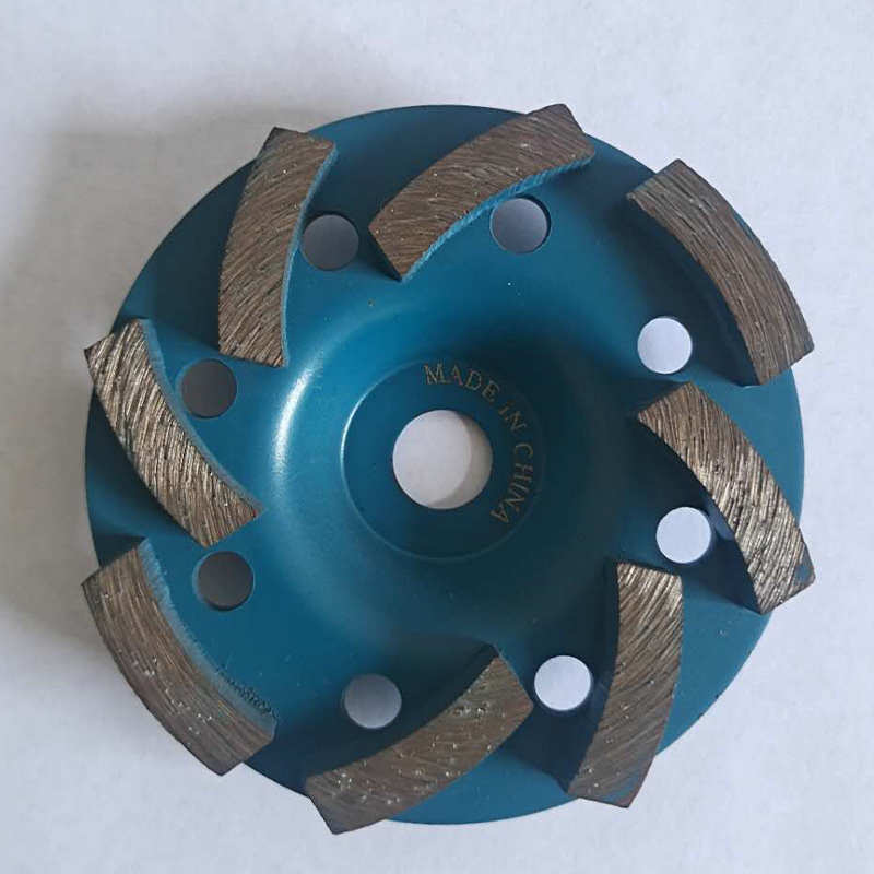 Turbo Wave Diamond Cup Grinding Wheel with Shaped Segments (SED-GW-TSS)