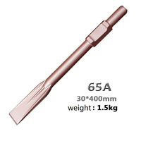 pH65A Selfgrinding Spade Chisels with Gold Coating for Stone or Concrete (SED-SCS-GP65)