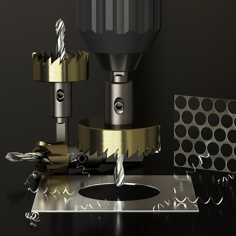 5PCS Original Coating HSS Hole Saw Set (SED-HSS-SO5)