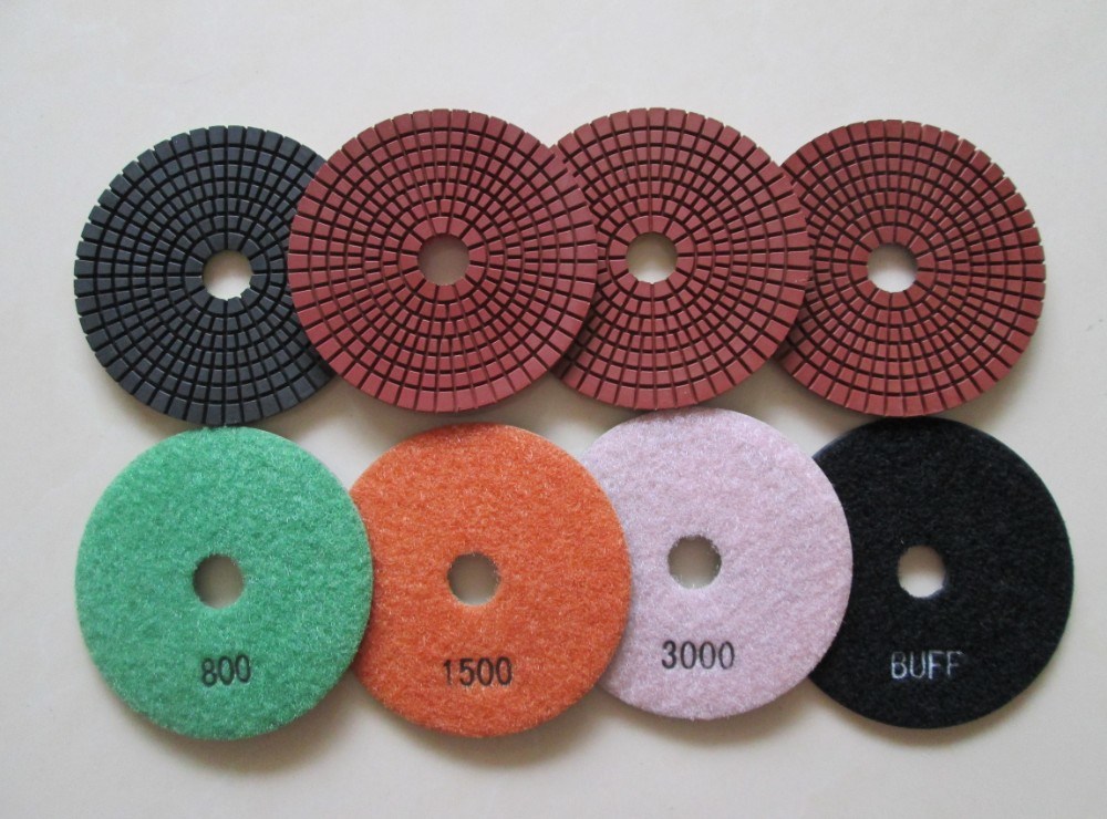 10PCS Diamond Polishing Pads Set for Masonry (SED-PP-S10)