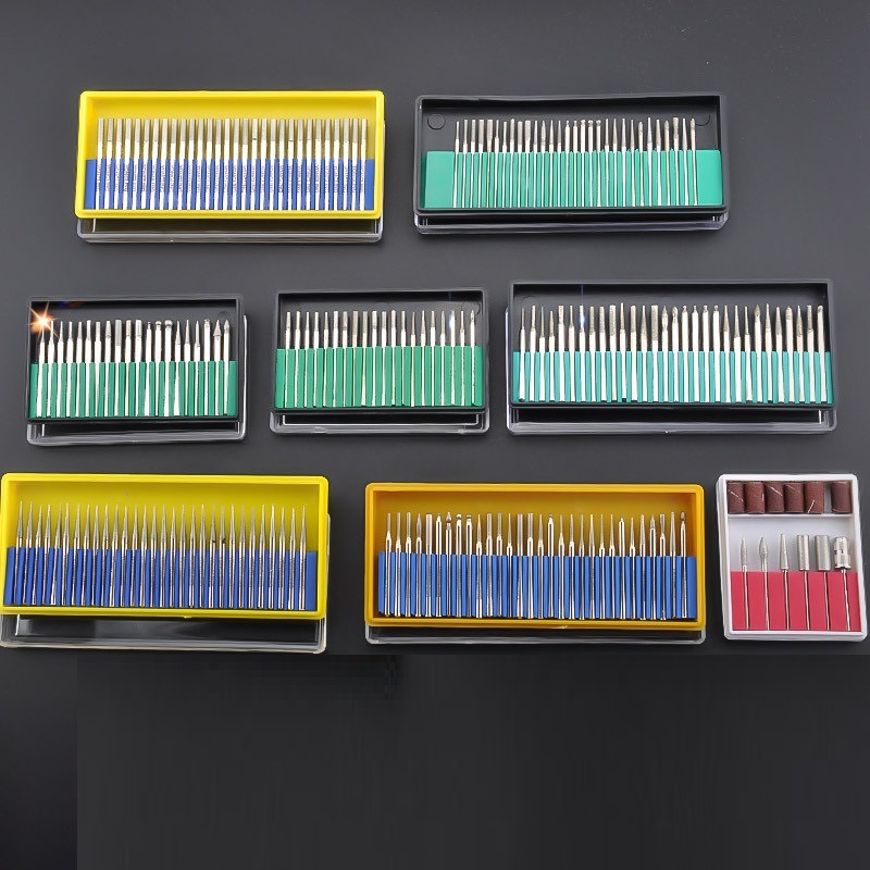 20PCS Electroplated Diamond Mounted Points Diamond Burrs Set in PVC Bag (SED-MPS-S20)