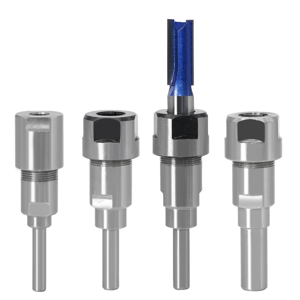 1/4", 8mm, 12mm, 1/2"Shank Extension Adaptor for Engraving and Trimming Machines (SED-EA-ET)