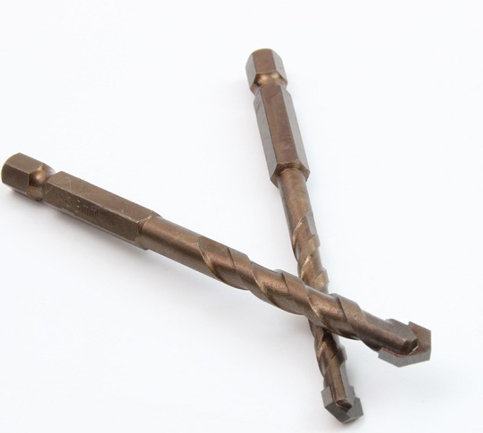 Carbide Tip Hex Shank Multifunction Drill Bits with Amber Coating for Drilling Stone, Steel, Glass, Concrete, Wood, Plastic, Brick and Tiles (SED-MTD-HA)