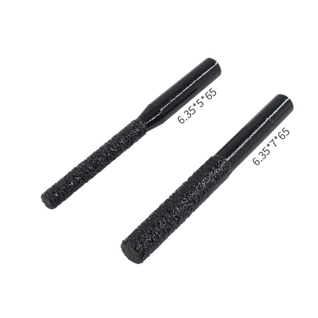 Vacuum Brazed Diamond Router Bit with Straight Edge for Stone (SED-DRB-VBS)