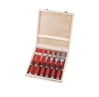 6PCS Professional Hand Tool Wood Spade Chisels Set Wood Flat Chisels Set (SED-FC-S6)
